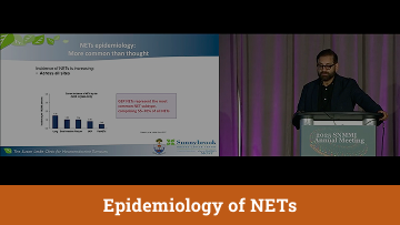 Video of Dr Simron Singh explaining the epidemiology of NETs.